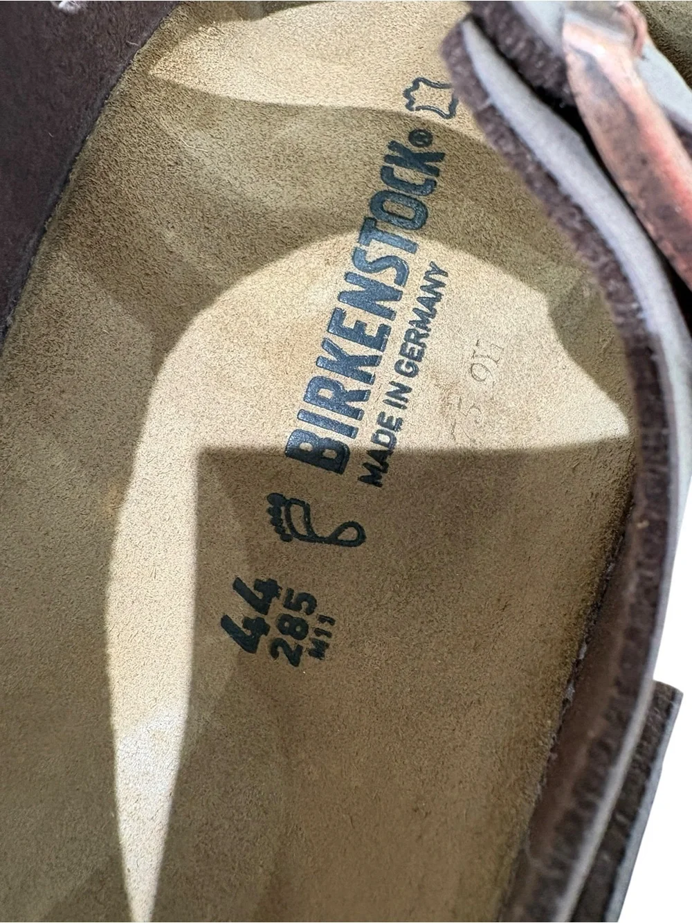 Birkenstock Milano BS Mocca Brown Leather Sandals Men’s 11 EU 44 NEW IN BOX